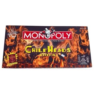 Vintage Monopoly Chile Heads Edition Board Game Hasbro USAopoly New Sealed
